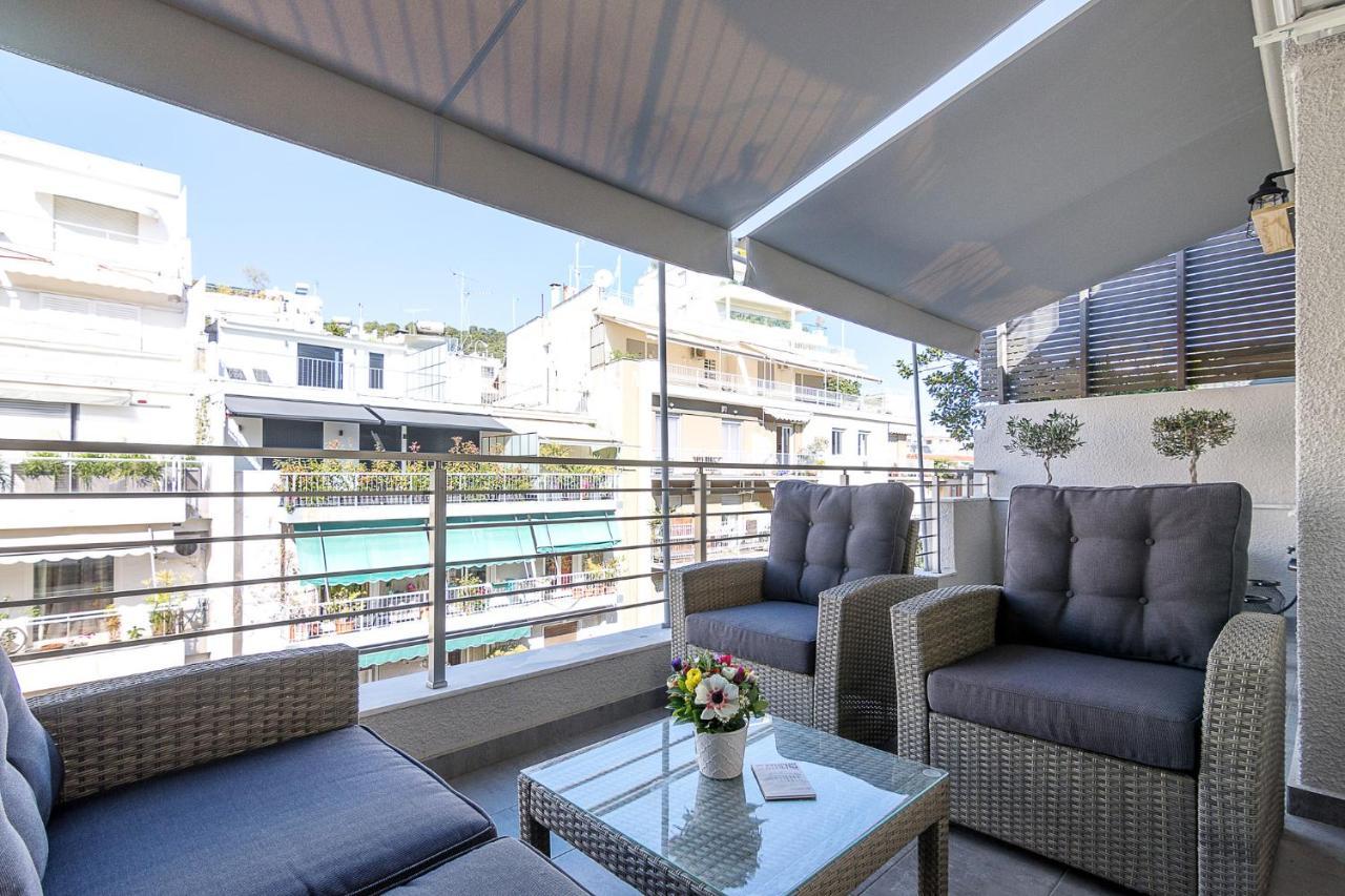شقة Chic Penthouse For 4 Ppl In Kolonaki أثينا المظهر الخارجي الصورة